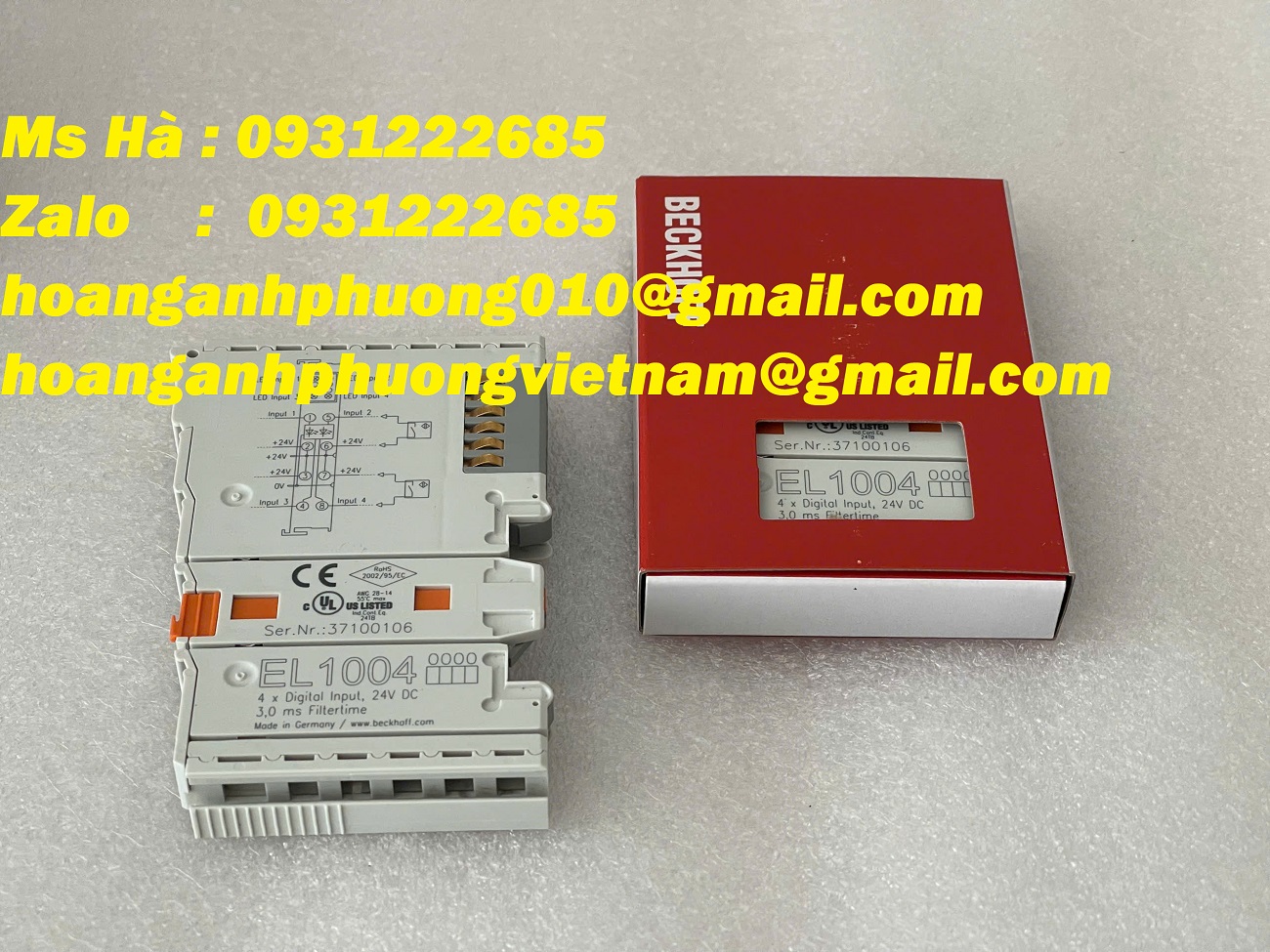 EL1004 | mô đun beckhoff EtherCAT | ứng dụng tự động hóa công nghiệp